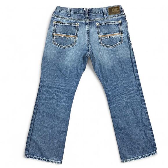 Ariat M4 Relaxed Bootcut Jeans Men’s 38x30 Blue Denim - Picture 1 of 15
